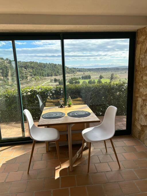 Ferienwohnung Grand T2 Bis Avec Terrasse Et Vue Portel-des-Corbieres Exterior foto